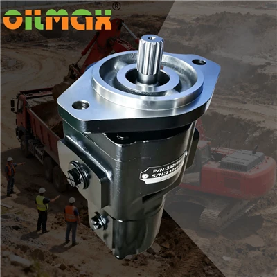 332/T4833 JCB 524/527 Bomba hidráulica doble 37 + 16 CC/REV